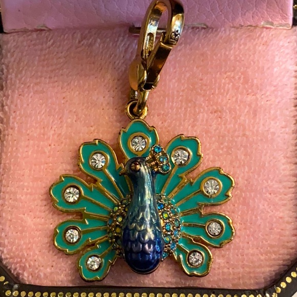 Juicy Couture Jewelry Juicy Couture Pave Peacock Charm Poshmark